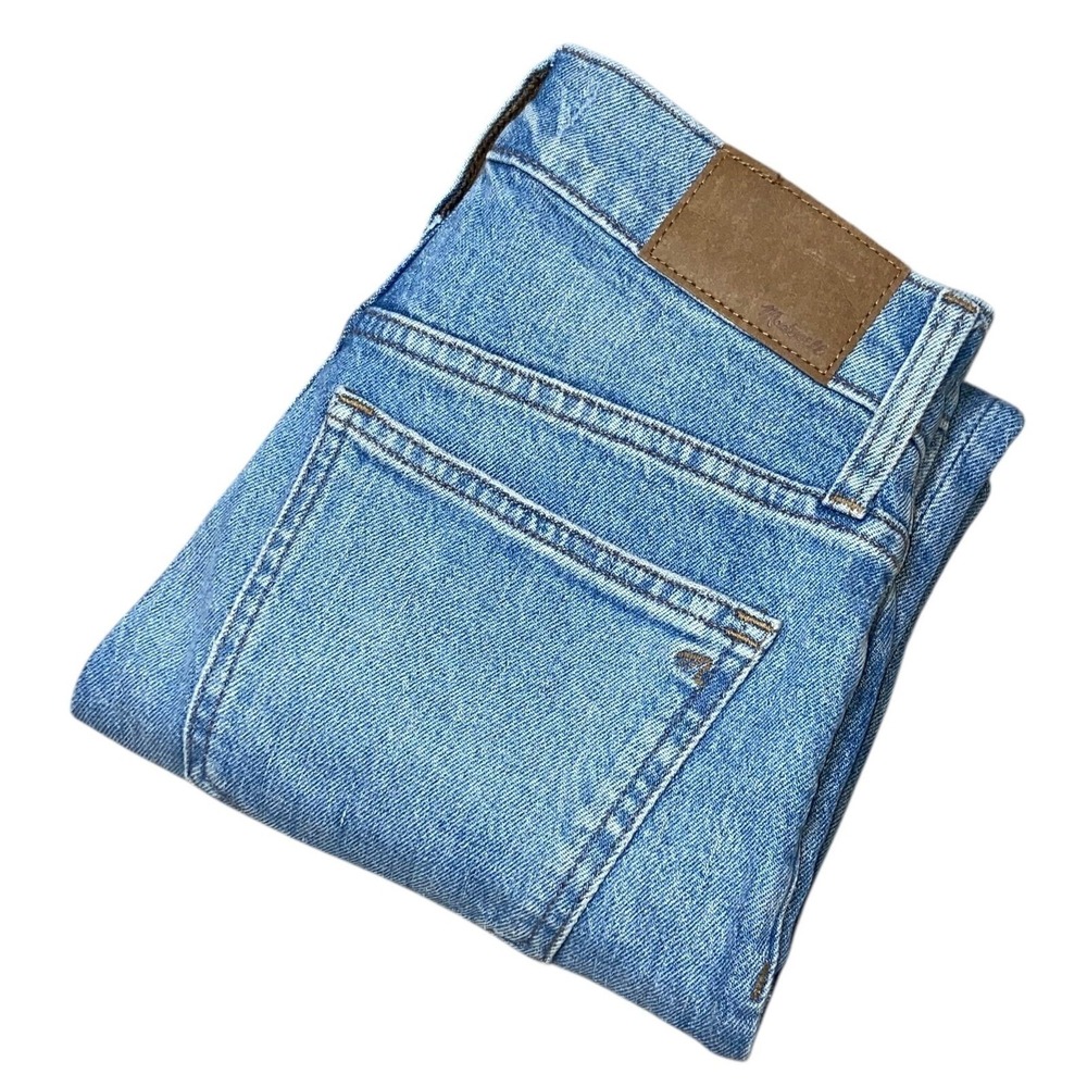 Madewell The Perfect Vintage Jean High Rise Straight Distressed Blue Denim 24P - Picture 12 of 12